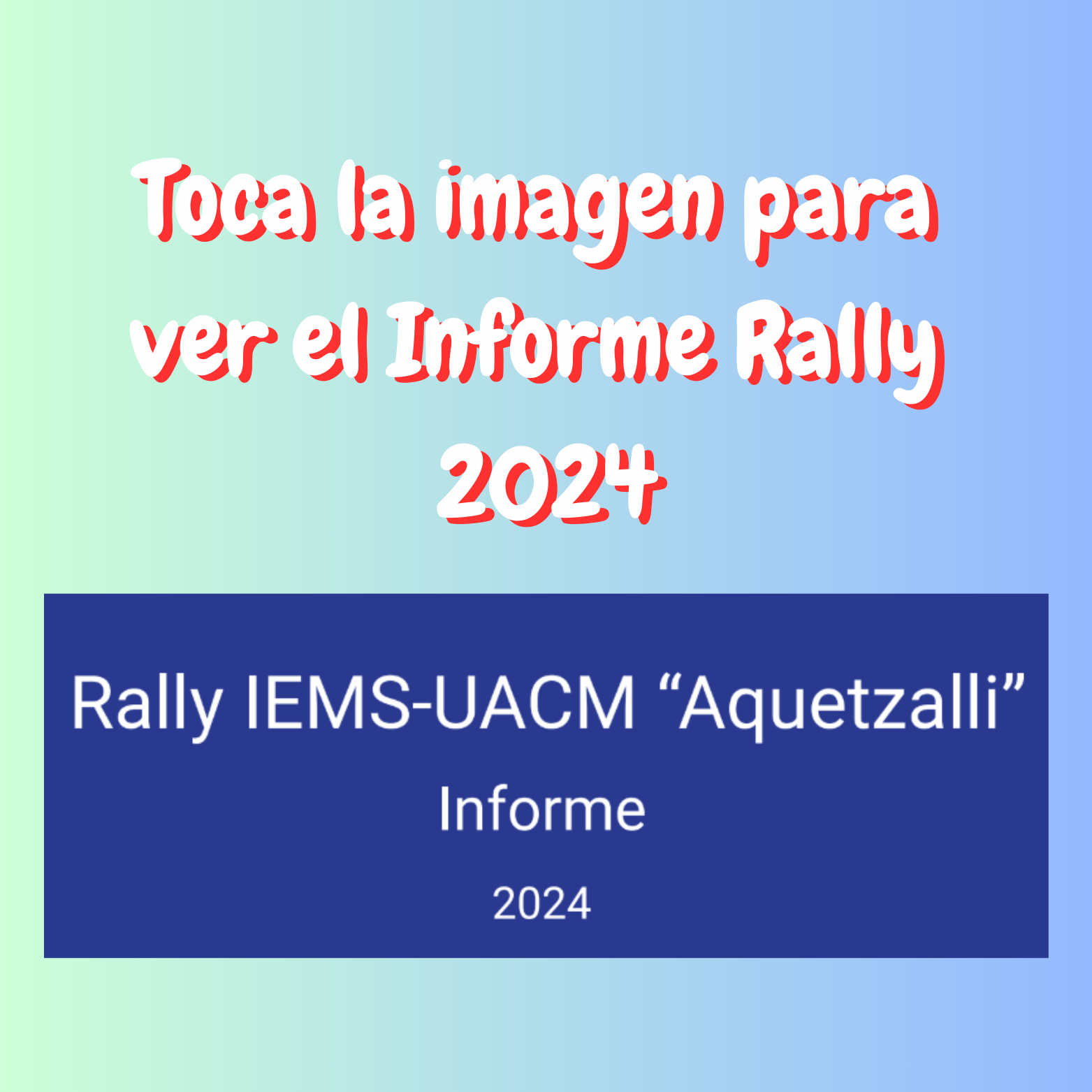 Imagen de referencia al Informe Rally 2024